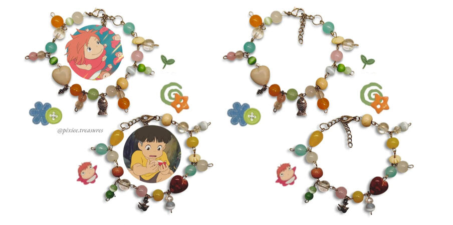 Ponyo Bracelets: Rs. 400 each