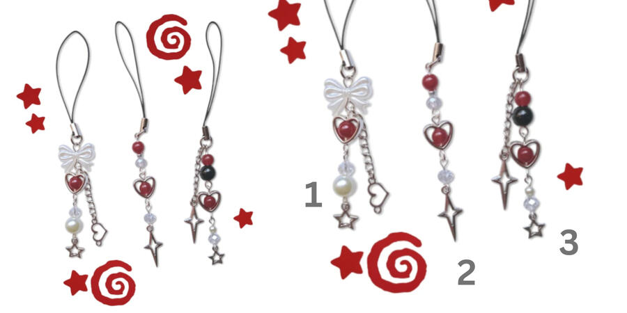 Red Stone Phone-Charm: Rs. 249
