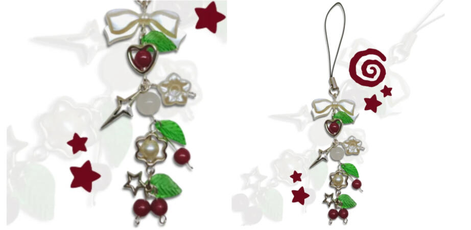 Cherry Phone-Charm Rs.500