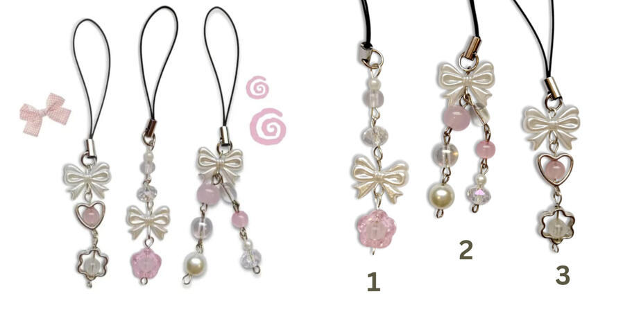 Love Bows Phone-Charm: Rs. 249